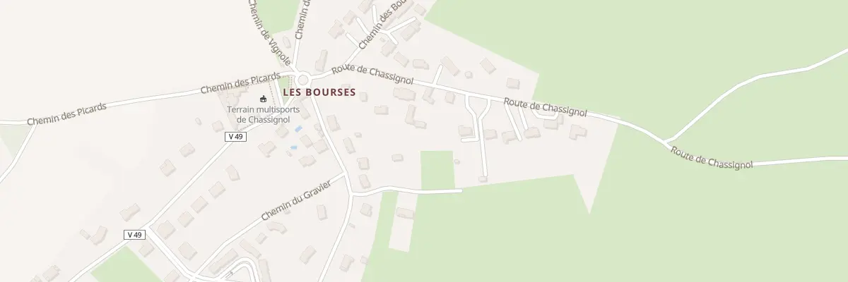 Plan du 174C Rte de Chassignol à Cusset