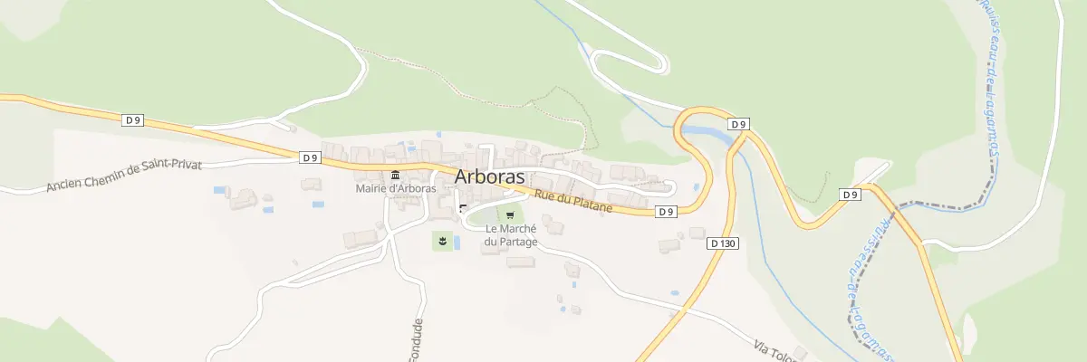 Plan du 5172 Rue du Platane à Arboras
