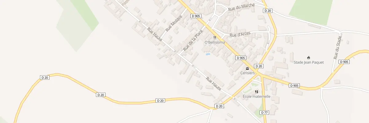 Plan du 237 Rue Haute à Cerisiers