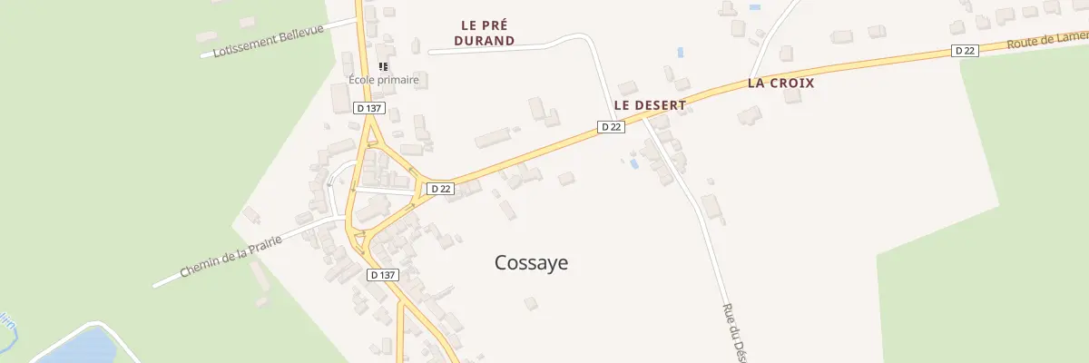 Plan du 67 Le Bourg à Cossaye