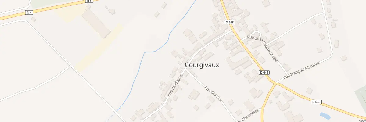 Plan du 18 Rue de l’Etang à Courgivaux
