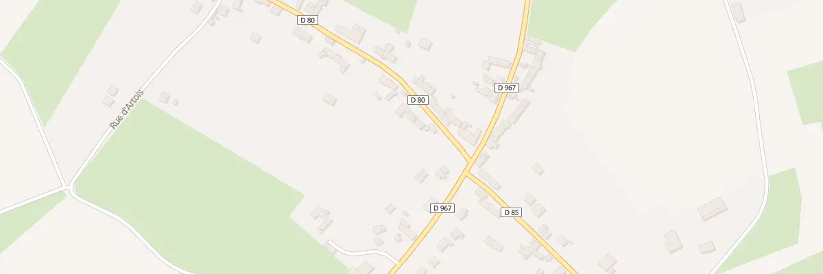 Plan de la Rue de la Cloterie à Beuvardes
