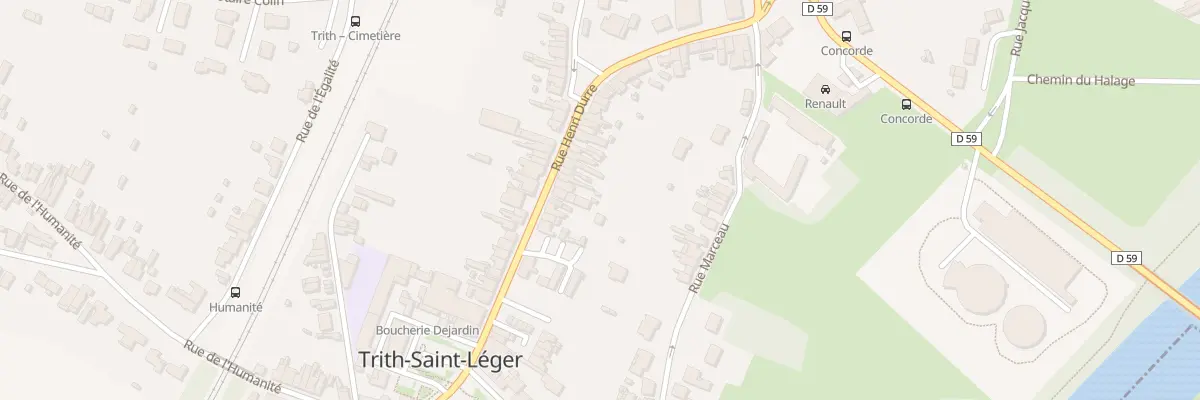 Plan du 28 Rue Henri Durre à Trith-Saint-Léger