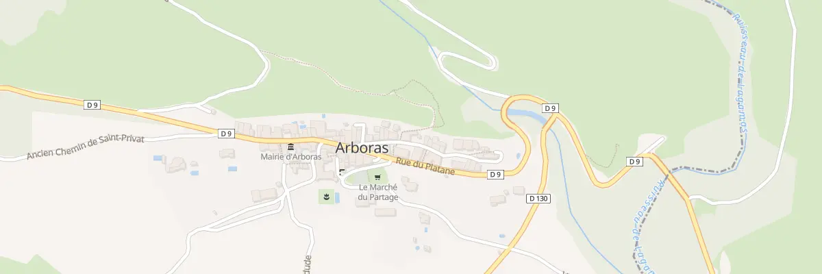 Plan du 5080 Rue du Four Banal à Arboras