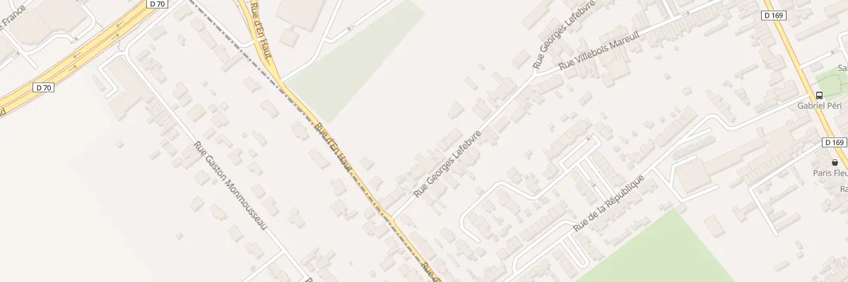 Plan du 34 Rue Georges Lefèbvre à Raismes