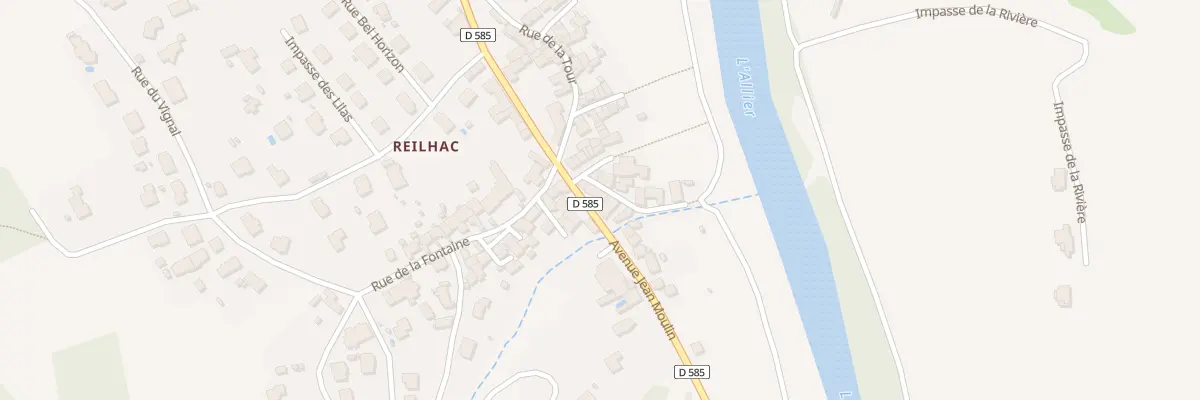 Plan du 6056 Av Jean Moulin à Mazeyrat-d’Allier