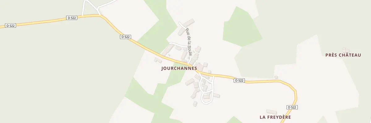 Plan du 5130 Jourchannes à Chassignolles
