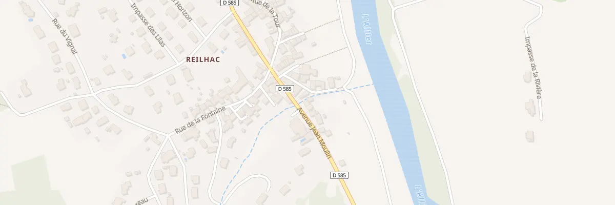 Plan du 6058 Av Jean Moulin à Mazeyrat-d’Allier