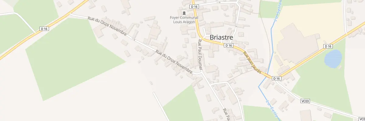 Plan du 4 Rue du 11 Novembre à Briastre