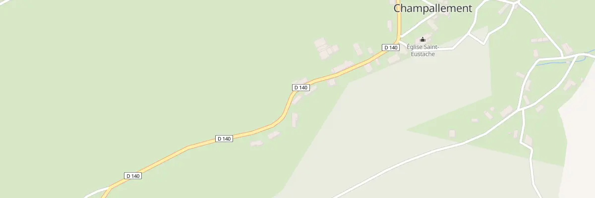 Plan du 60 Le Bourg à Champallement