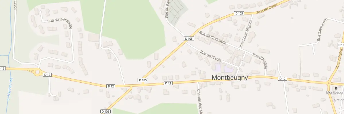 Plan du 4 Rue de Dijon à Montbeugny