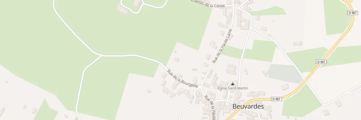 Plan du 70A Rue de la Bourgette à Beuvardes