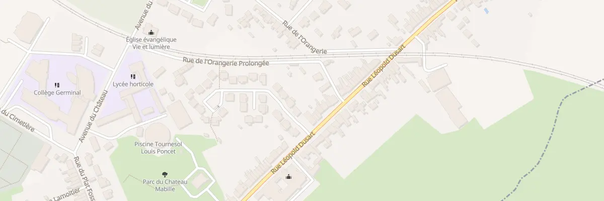 Plan du 341 Rue Leopold Dussart à Raismes