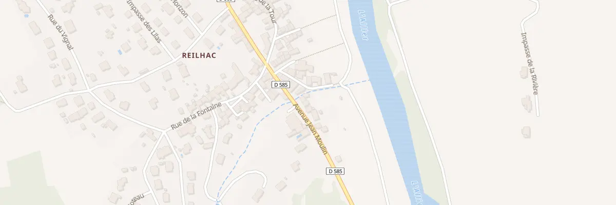 Plan du 6059 Av Jean Moulin à Mazeyrat-d’Allier