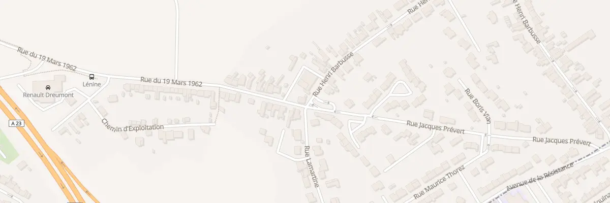 Plan du 4 Rue du 19 Mars 1962 à Petite-Forêt