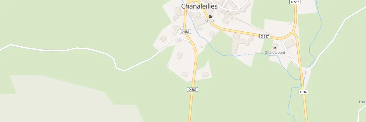 Plan du 5002A Le Bourg à Chanaleilles