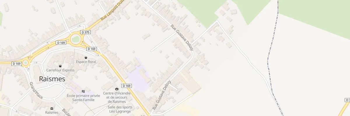 Plan du 41 Rue Gustave Delory à Raismes