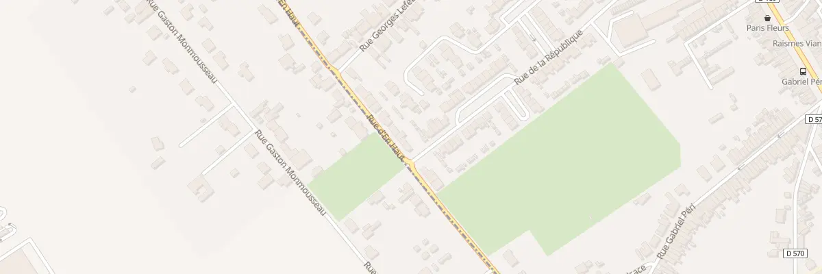 Plan du 96 Rue de la République à Vieux-Condé