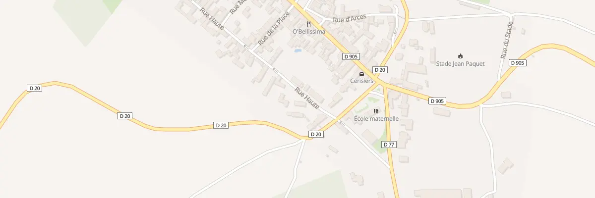 Plan du 3 Rue Haute à Cerisiers