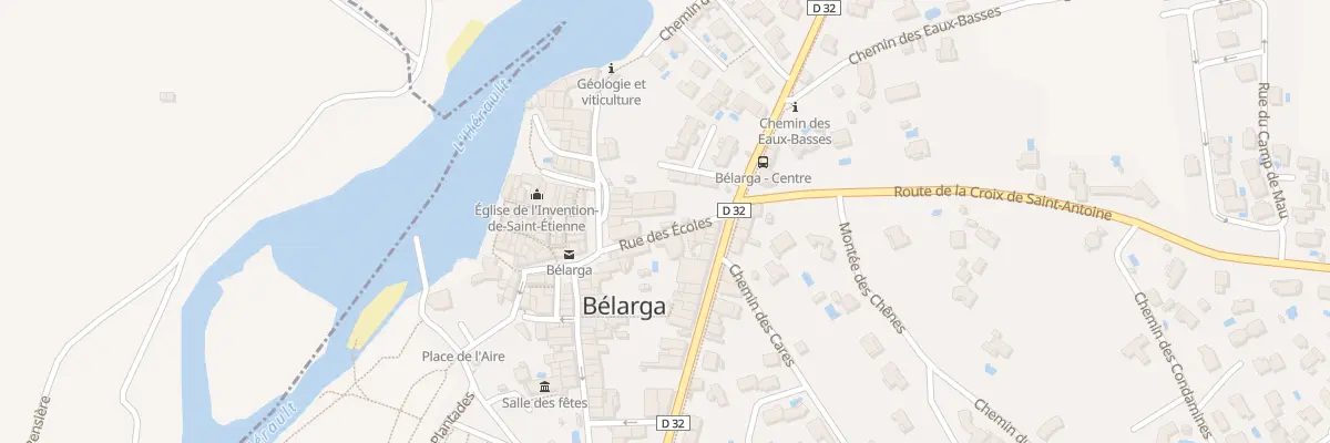 Plan du 2 Rue des Ecoles à Bélarga