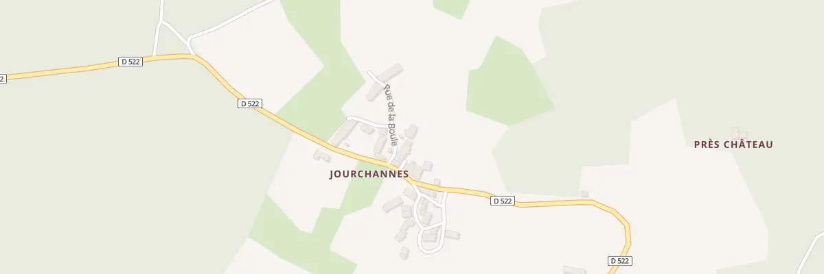 Plan du 5043 Jourchannes à Chassignolles
