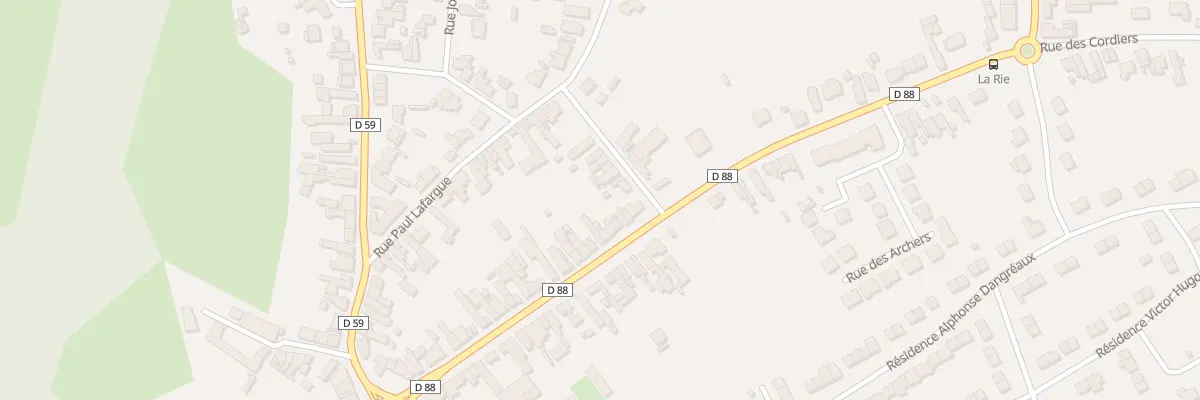 Plan du 45 Rue Victor Hugo à Maing