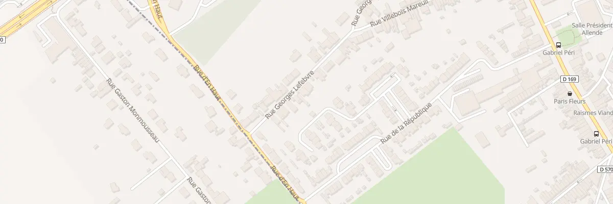 Plan du 41C Rue Georges Lefèbvre à Raismes