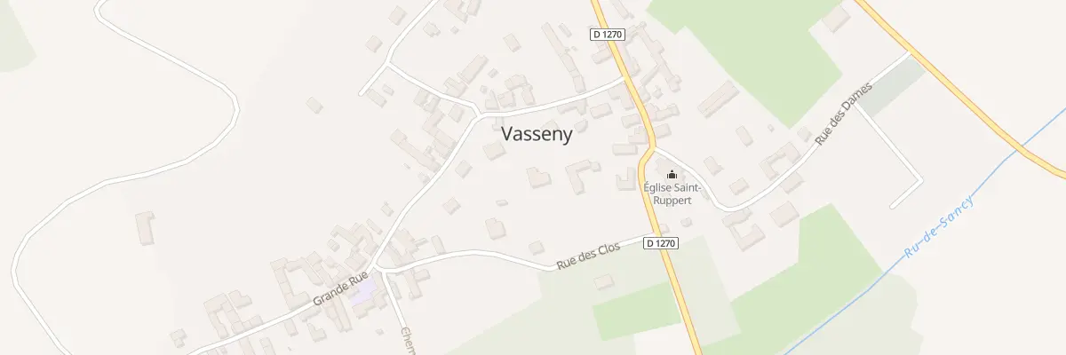 Plan du 30T Gr Grande Rue à Vasseny