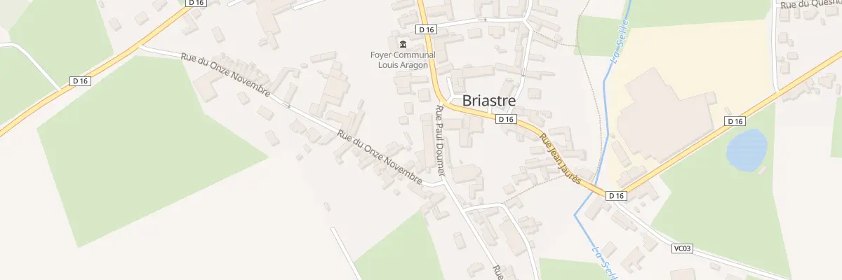 Plan du 2 Rue Paul Doumer à Briastre