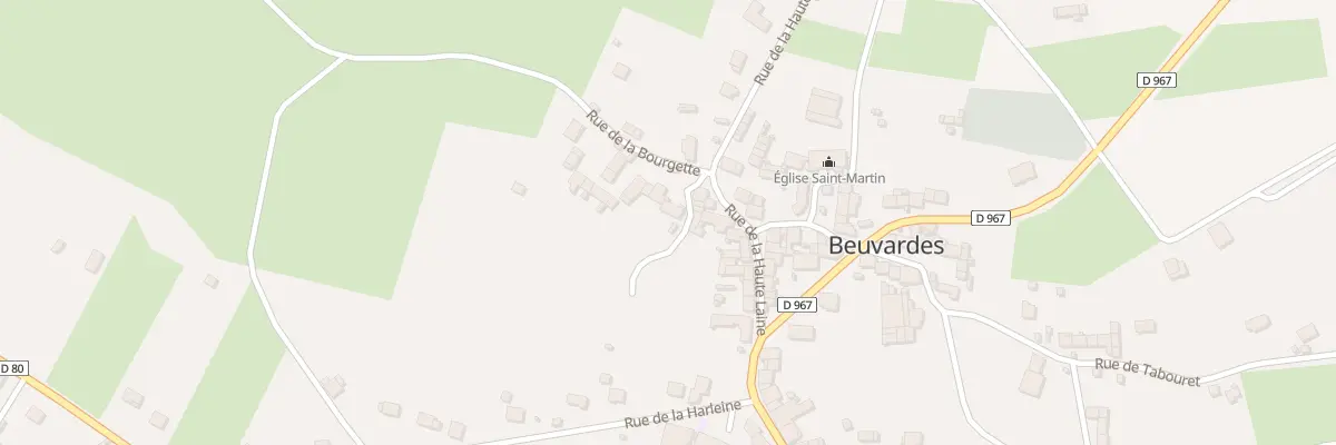 Plan du 3 Rue de la Bourgette à Beuvardes