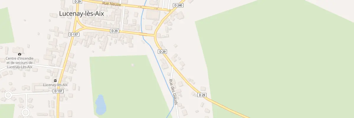 Plan du 5 Rue de la Croix Valence à Lucenay-lès-Aix