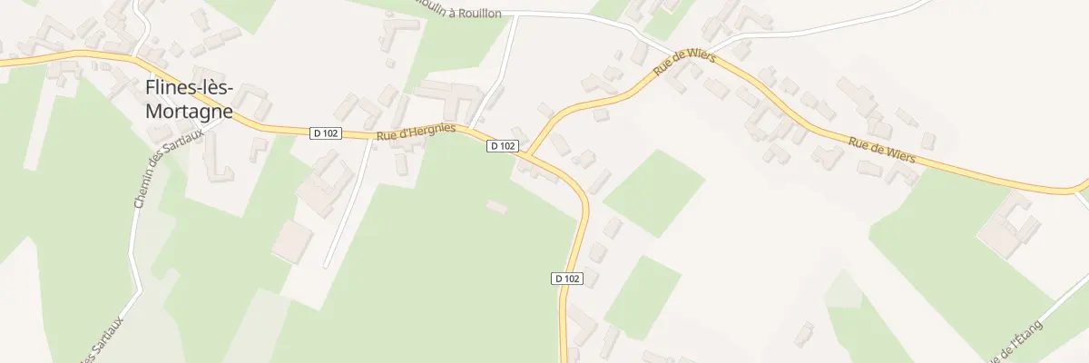 Plan du 46 Rue d’Hergnies à Flines-lès-Mortagne