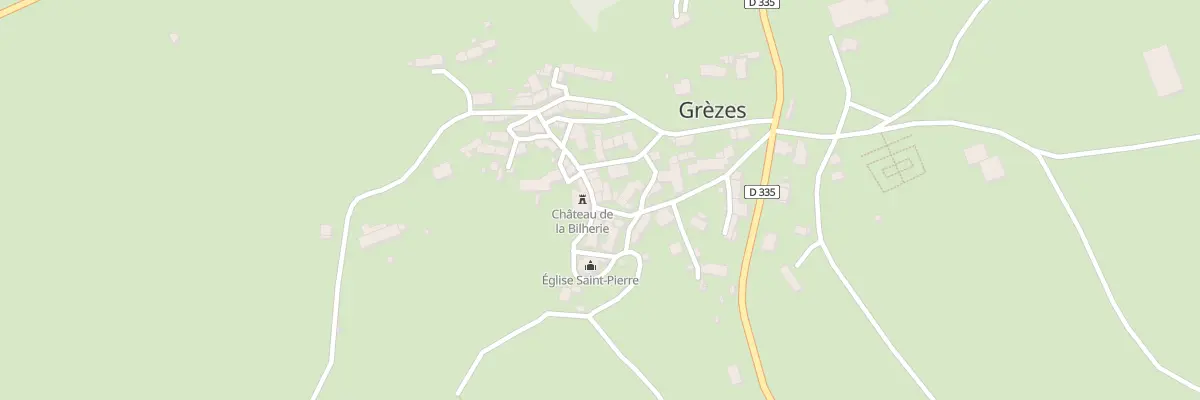 Plan du 5034 Le Bourg à Grèzes