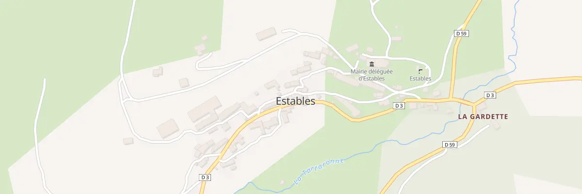 Plan du 5166 Estables Village à Monts-de-Randon