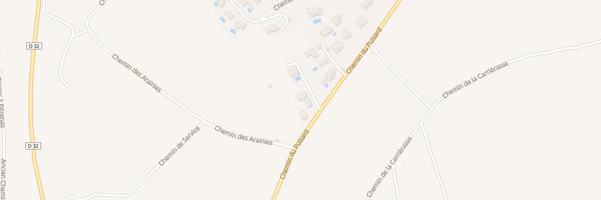 Plan du 600 Che du Puisard à Tressan