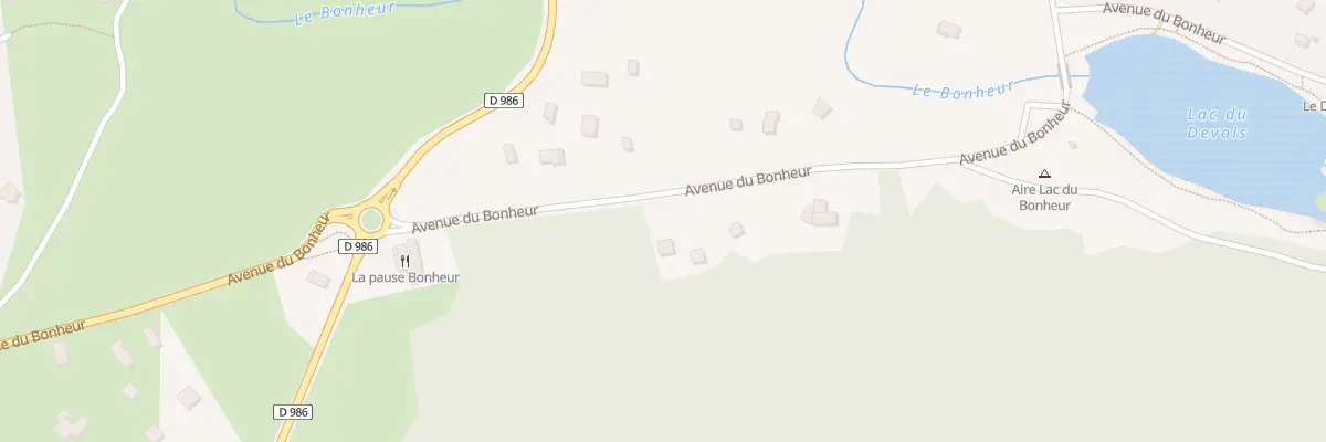 Plan du 5584 Plan du Chataignier à Saint-Sauveur-Camprieu