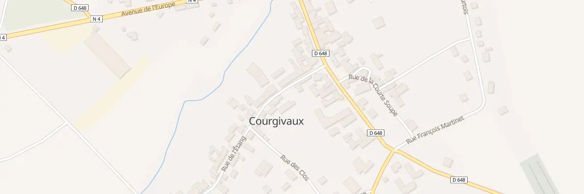 Plan du 7 Rue de l’Etang à Courgivaux