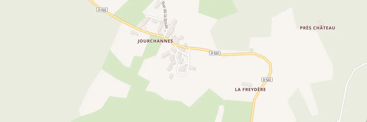 Plan du 5035 Jourchannes à Chassignolles