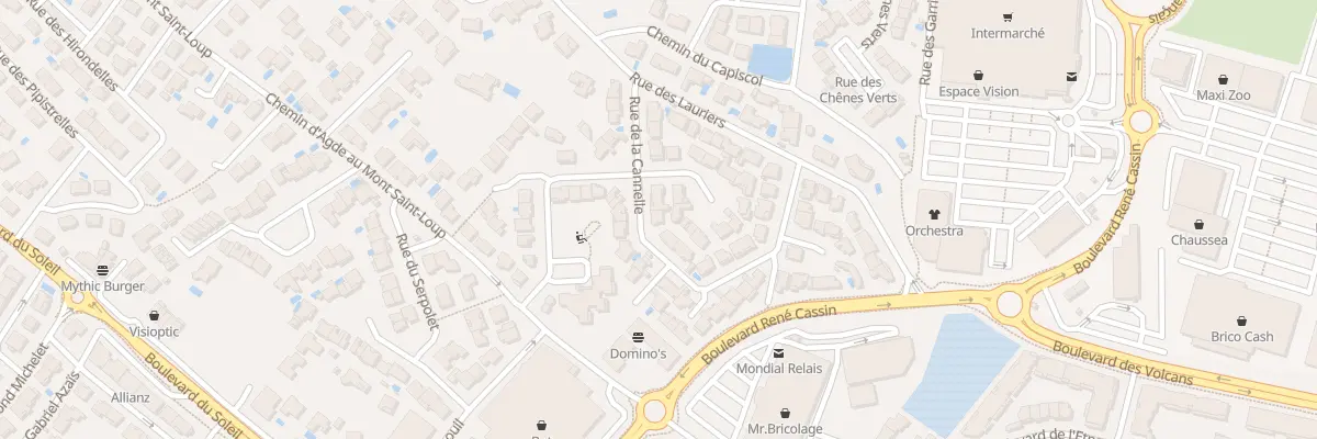 Plan du 5 Rue de la Cannelle à Agde
