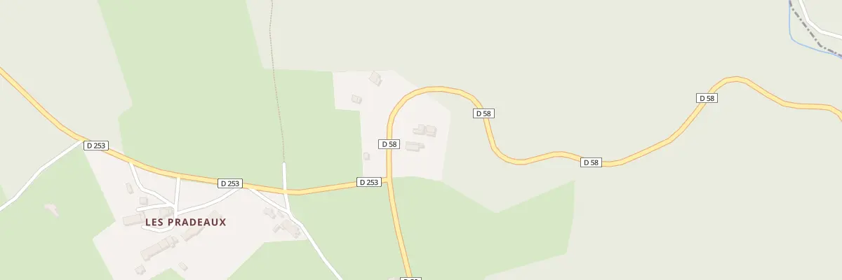 Plan du 5086A Les Pradeaux à Brousse