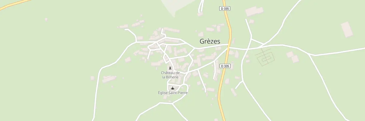 Plan du 5005 Le Bourg à Grèzes