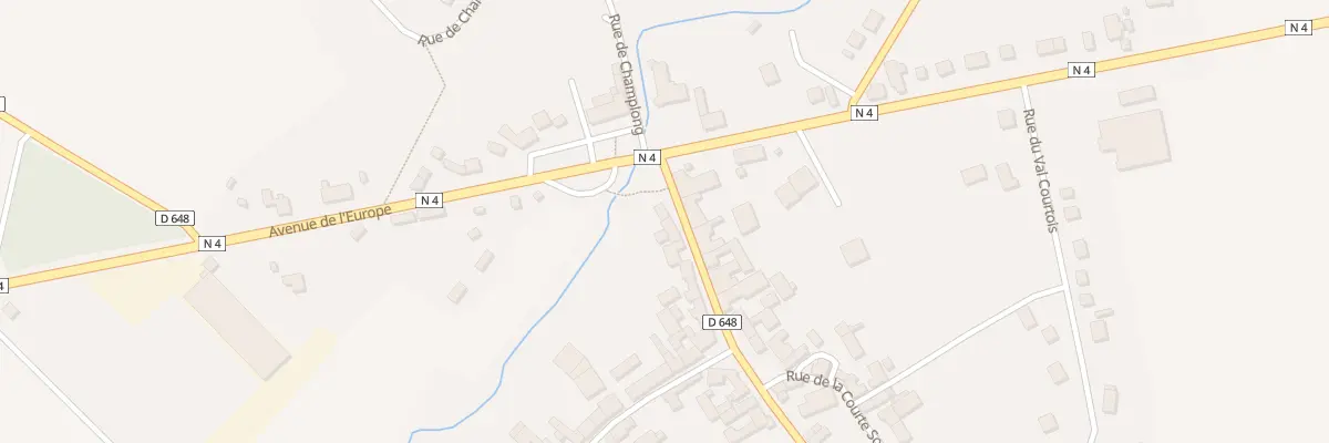 Plan du 2 Rue du Capitaine Vaillant à Courgivaux