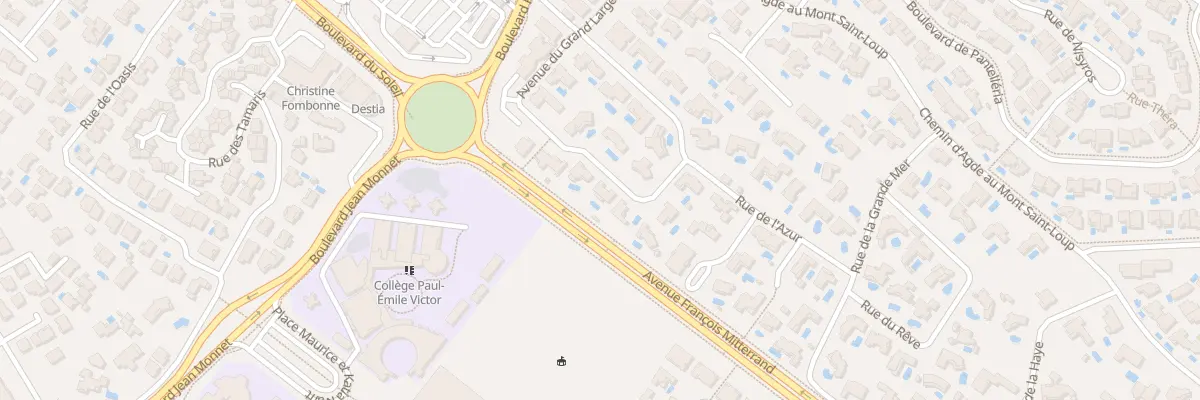 Plan du 17 Rue Capitaine Victor Escande à Agde
