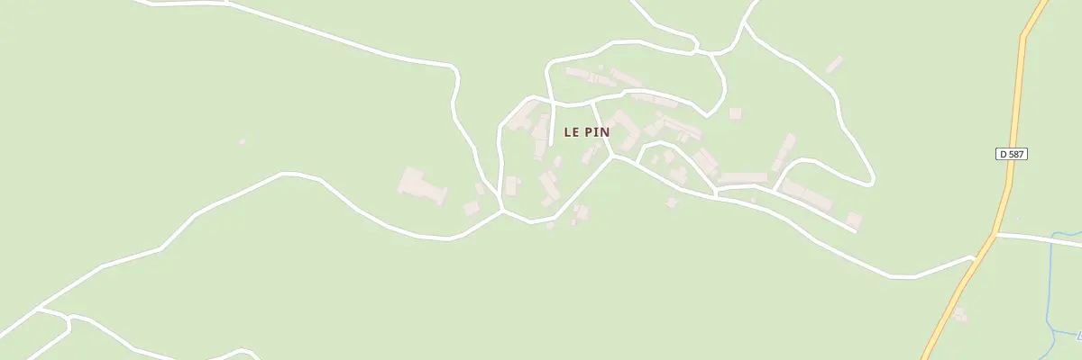 Plan du 5152 Le Pin à Chanaleilles