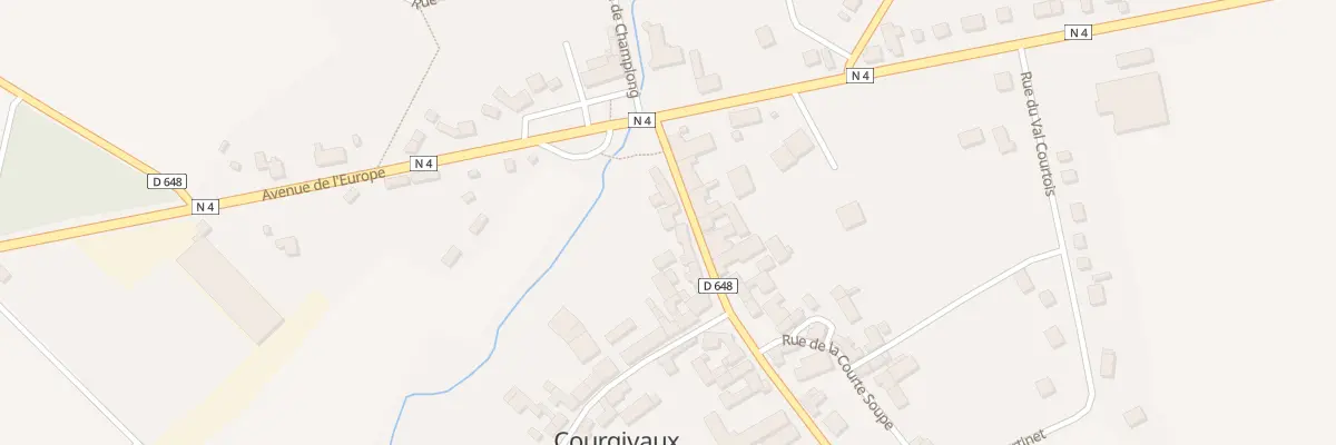 Plan du 6 Rue du Capitaine Vaillant à Courgivaux