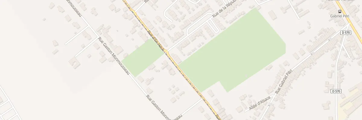 Plan du 63 Rue de la République à Raismes