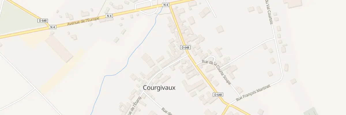Plan du 6 Rue de l’Etang à Courgivaux