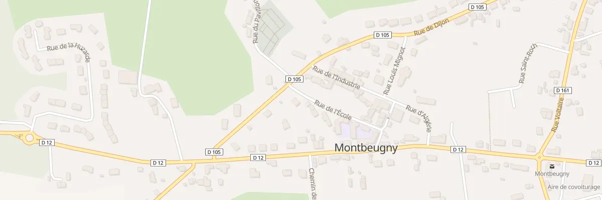 Plan du 9 Rue de l’Ecole à Montbeugny