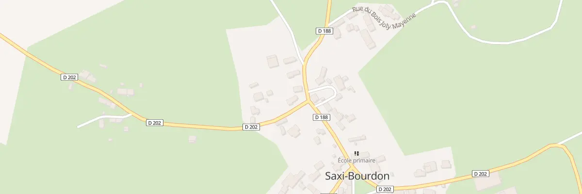 Plan du 2 Rte de Poincy à Saxi-Bourdon