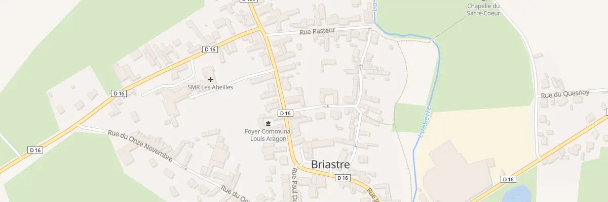 Plan du 6 Rue A Briand à Briastre